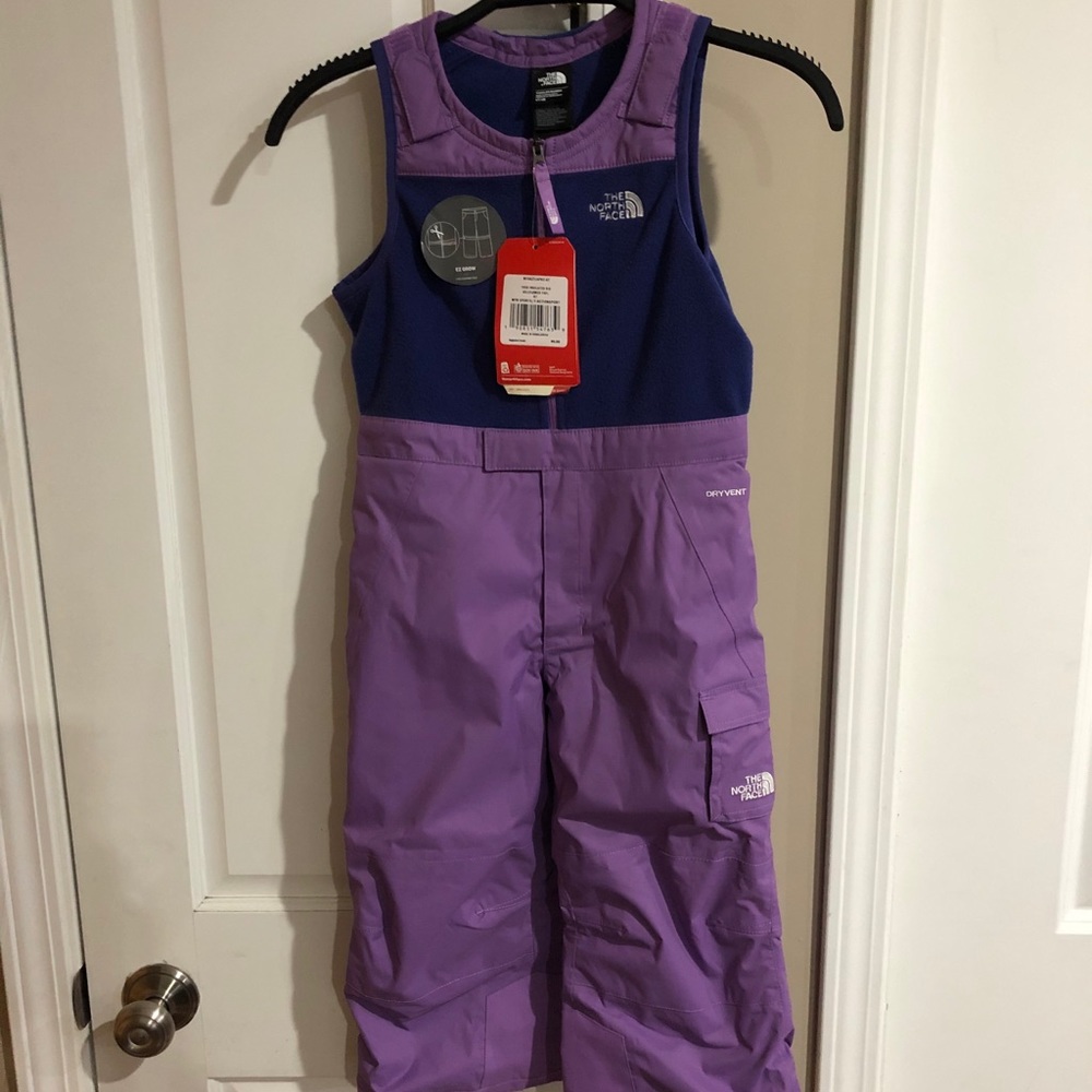 North Face Toddler Insulated bib snow pants 4T